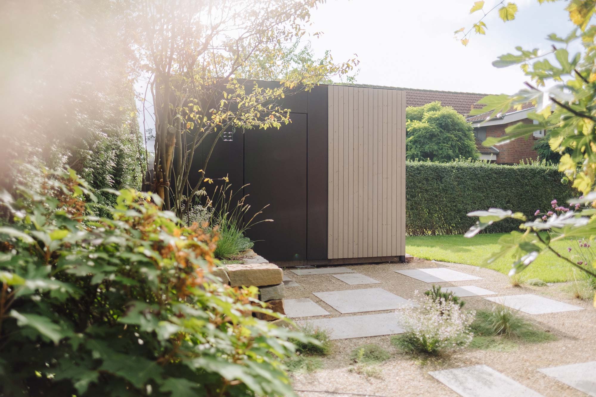 Homann Landschaften Garten- und Landschaftsarchitektur gartenwerkstatt trittplatten wegedecke moderne gartengestaltung